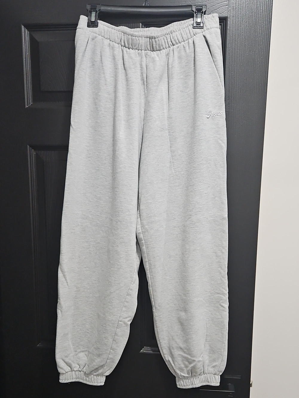 Asics Light Gray Jogger Sweatpants